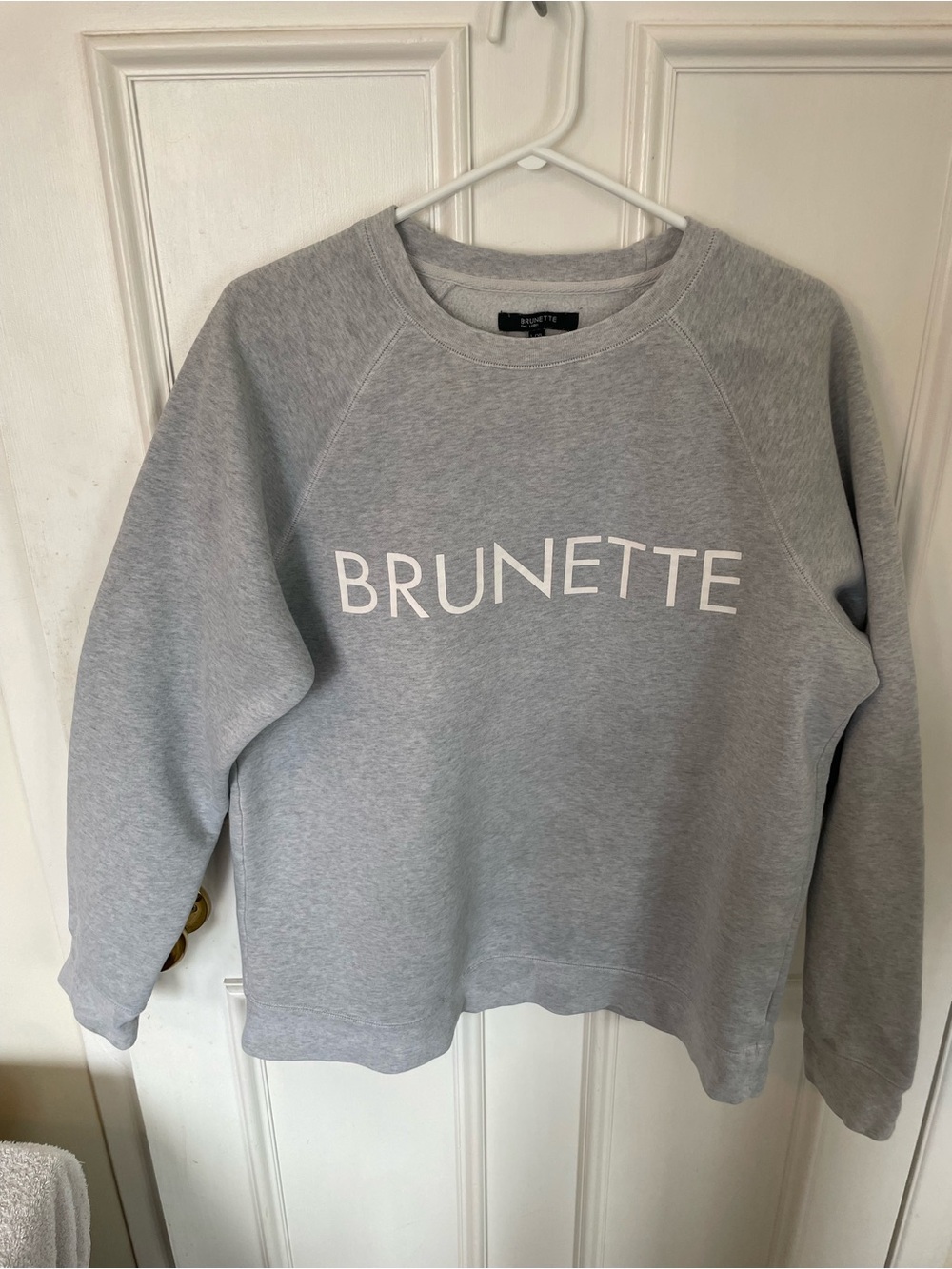 Nice Brunette the Label BRUNETTE Crewneck Sweatshirt  (L/XL)